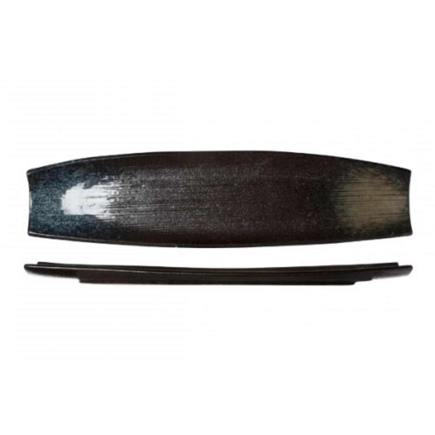 Black yoru coupelle rect 51x13xh3.5cm