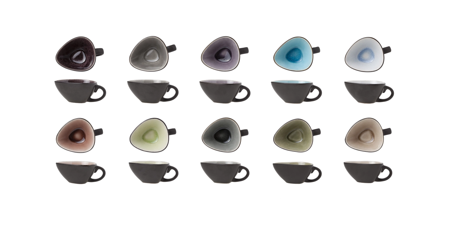 10er Set Streetfood Festival Tassen assortiert