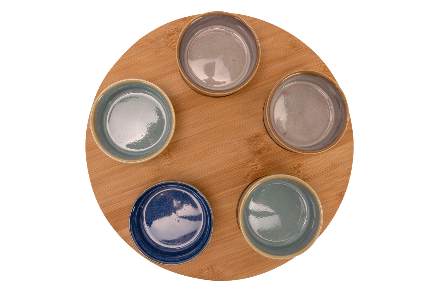 Servierbrett mit Schälchen