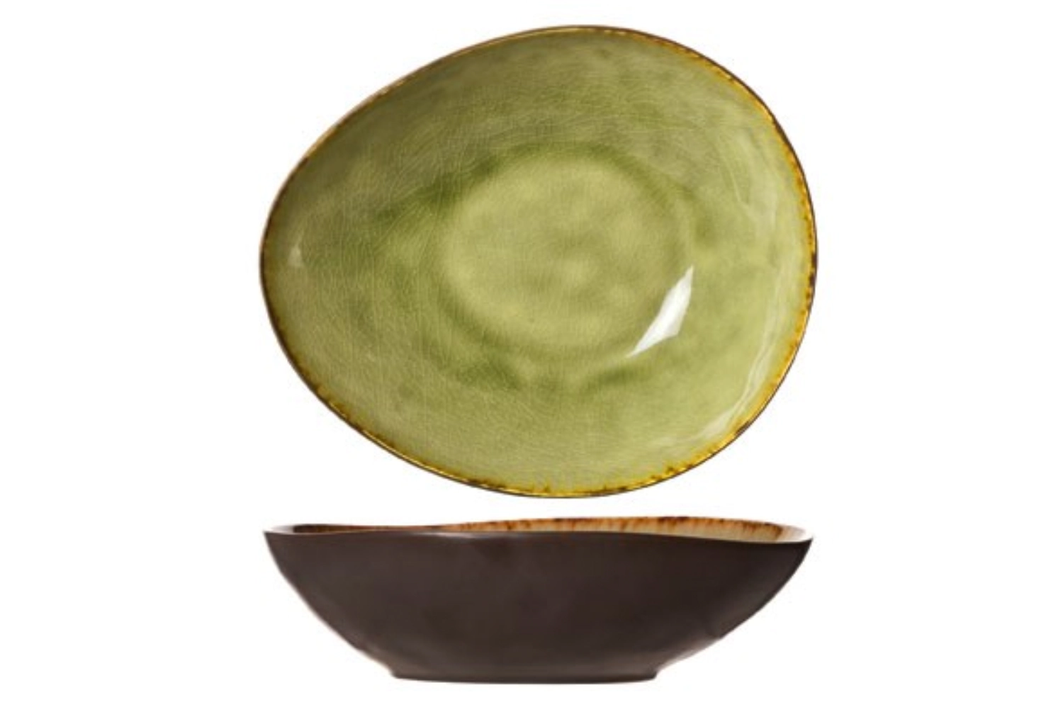 Mossa assiette profonde ovale