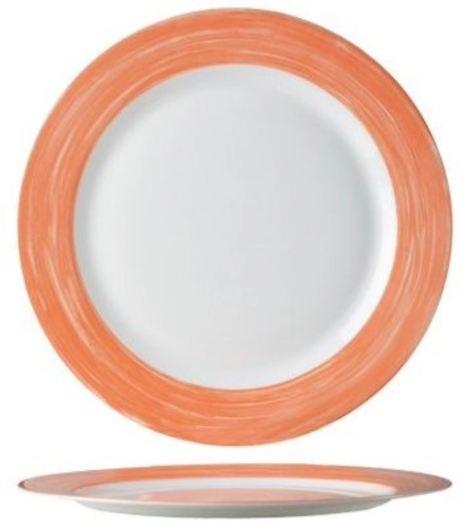 Brush Assiette plate orange, D 25.4cm