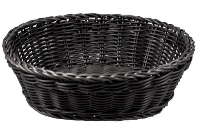 Ct prof panier noir oval 25x20xh7,5