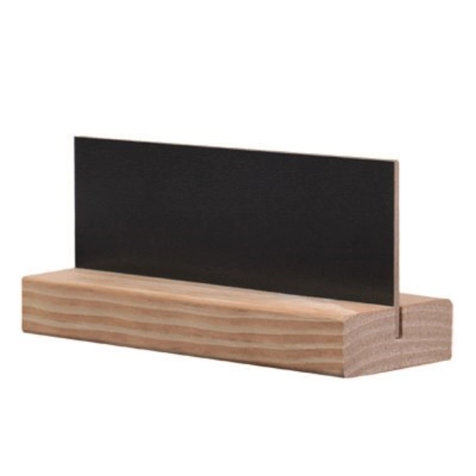 Tischsteller D4 Modigliani 8x15cm mit Holzfuss Pinie