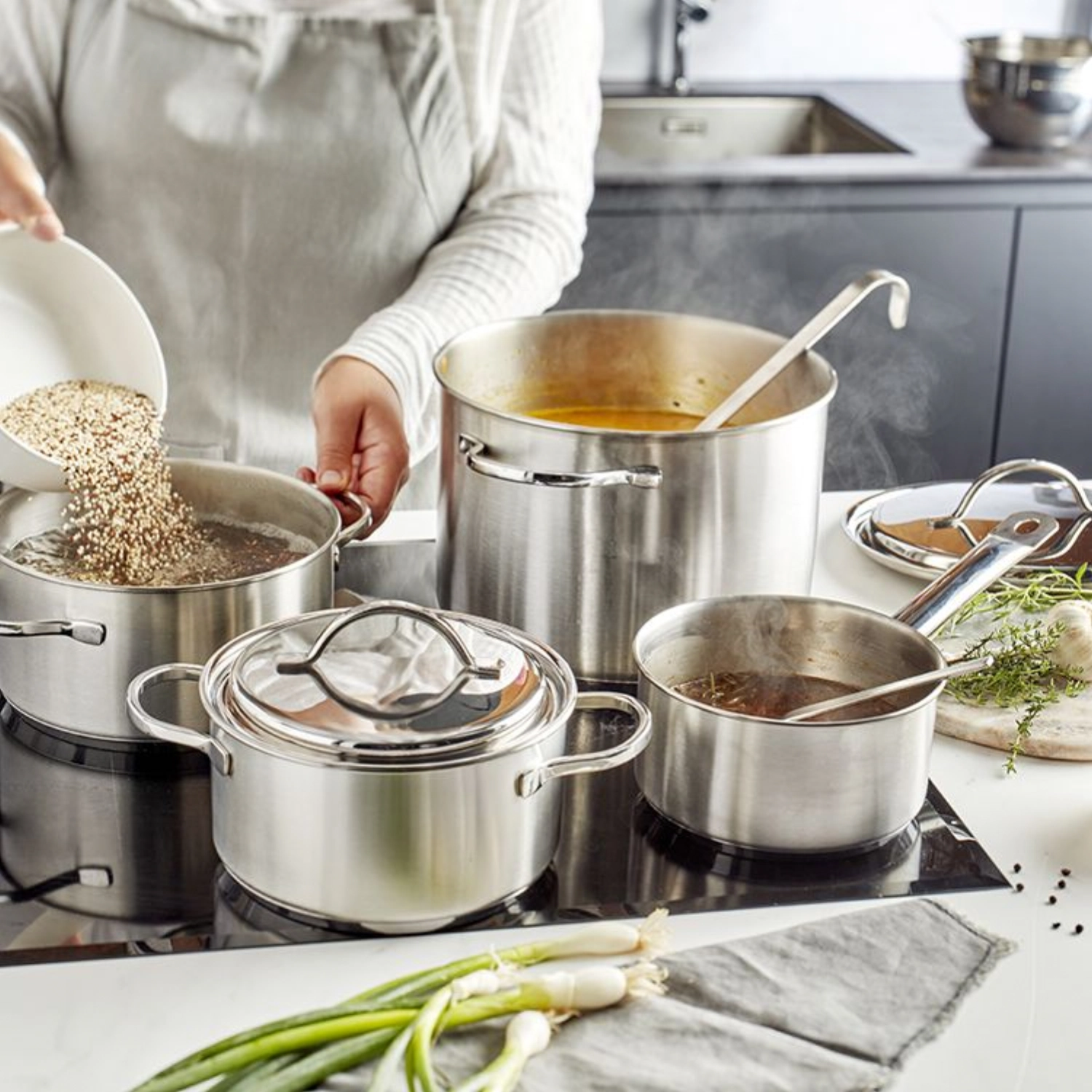 4tlg. Resto 3 Kochtopfset