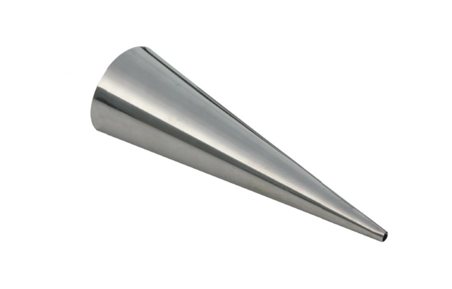 Cornet 3.5x14cm acier inoxydable