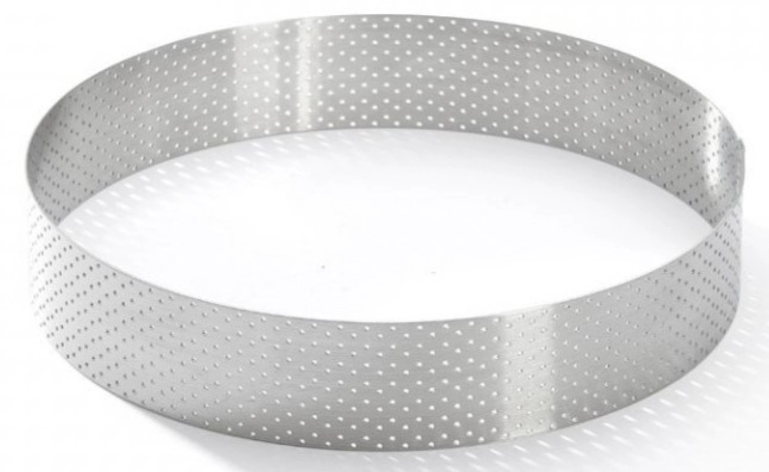 Gelochter Tortenring mit geradem Rand