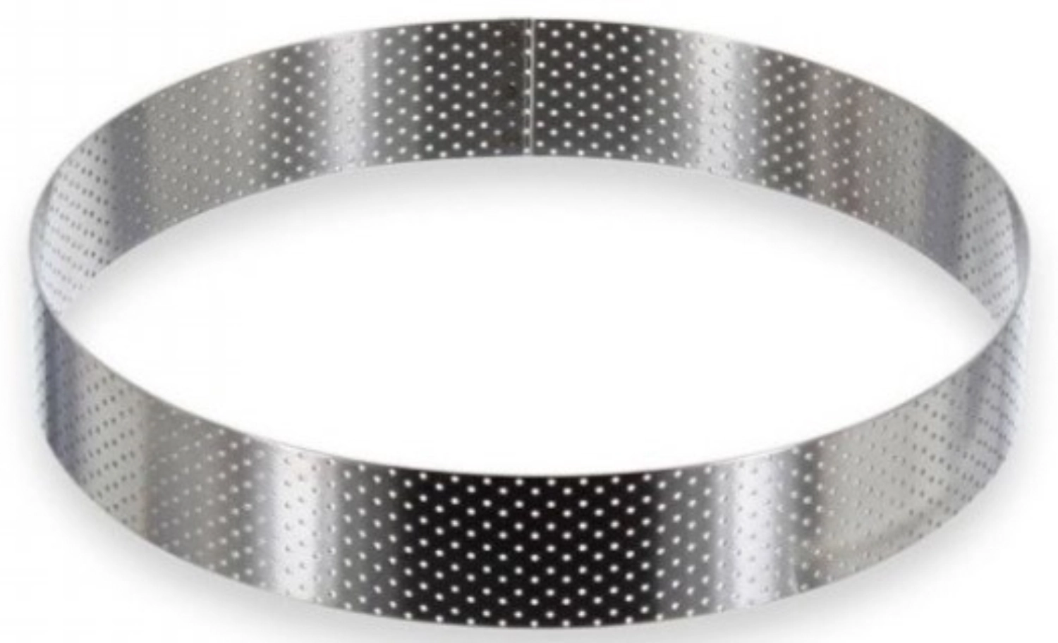 Gelochter Tortenring mit geradem Rand