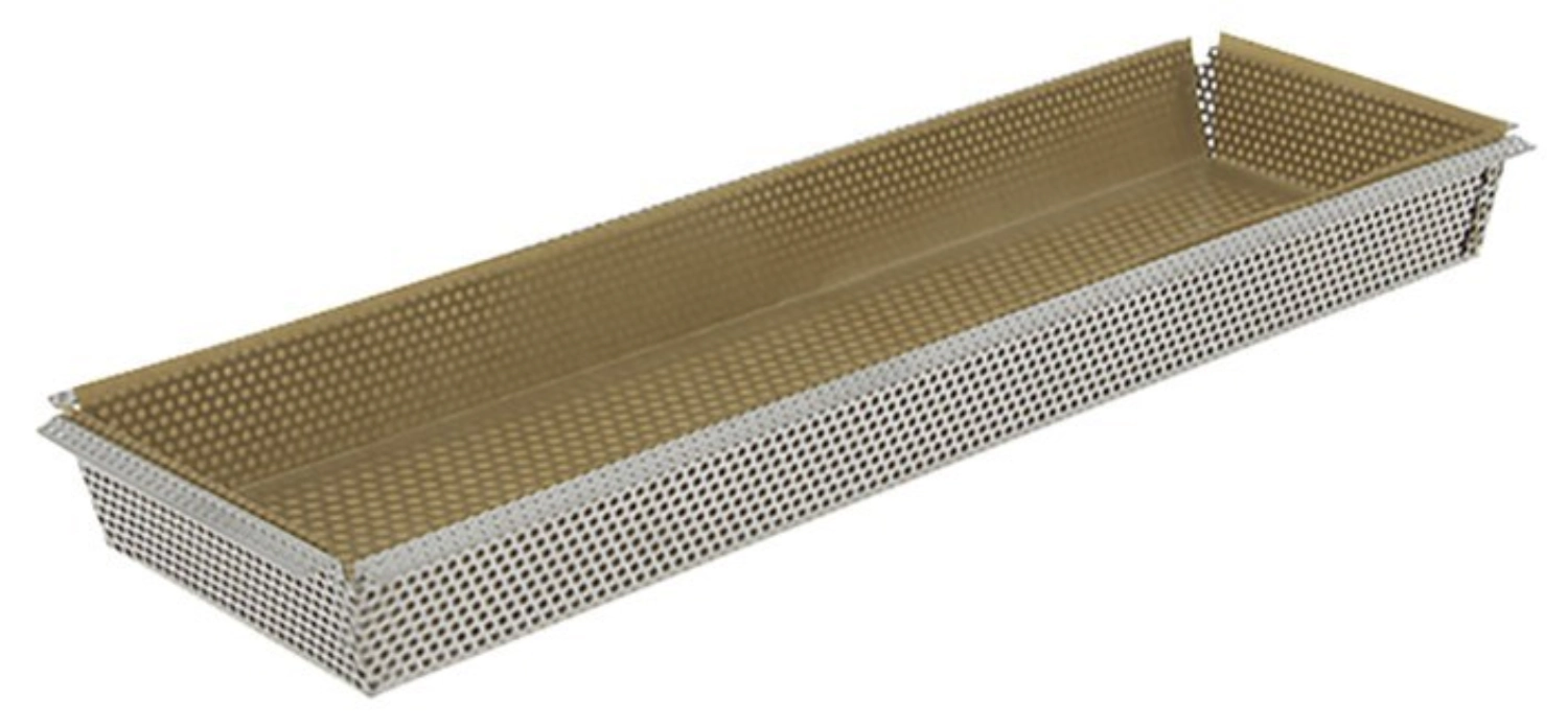Tortenform rechteckig perforiert mit Backtrennfolie