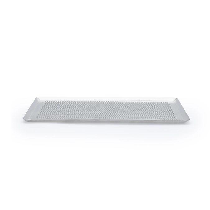 Plaque rectangle inox perfore 40x30