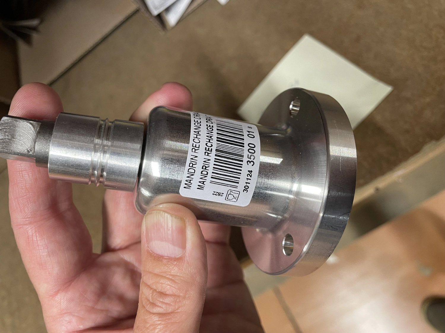 Drehspindel Alu komplett (Drehspindel Spindel Rollen)