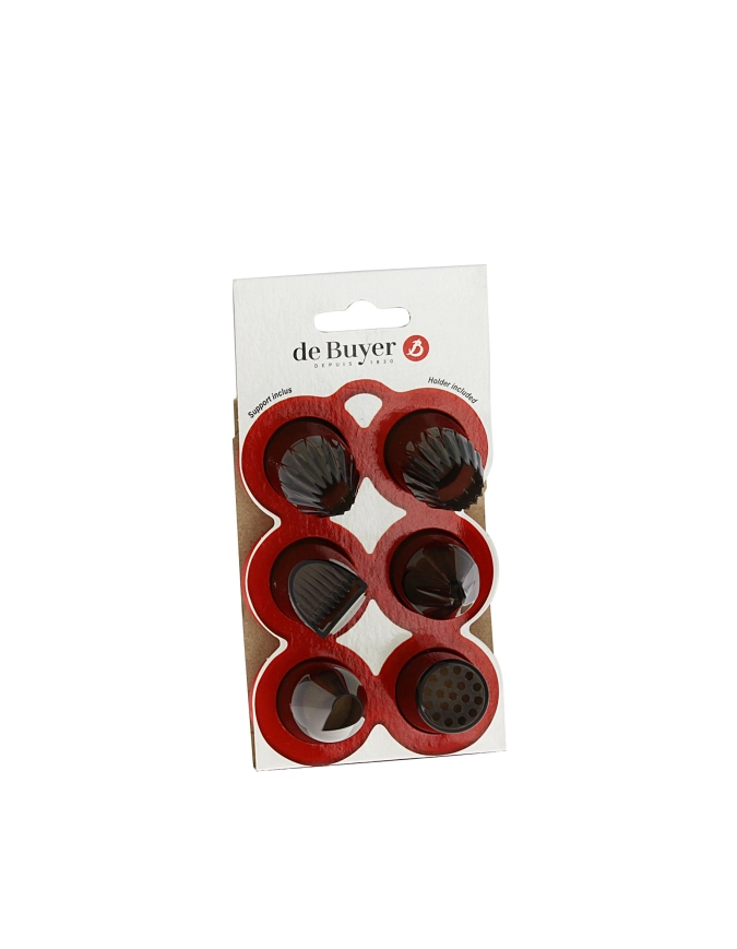 Kreativ Set, 6 Tüllen mit Sockel