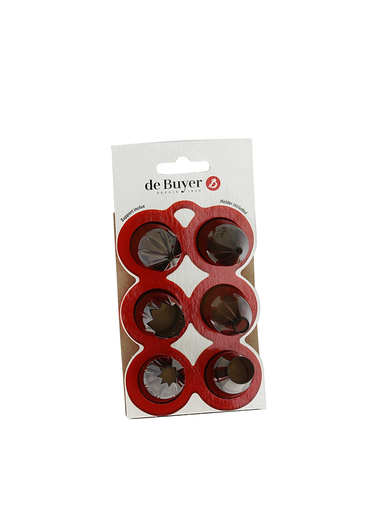 Starter Set, 6 Tüllen mit Sockel