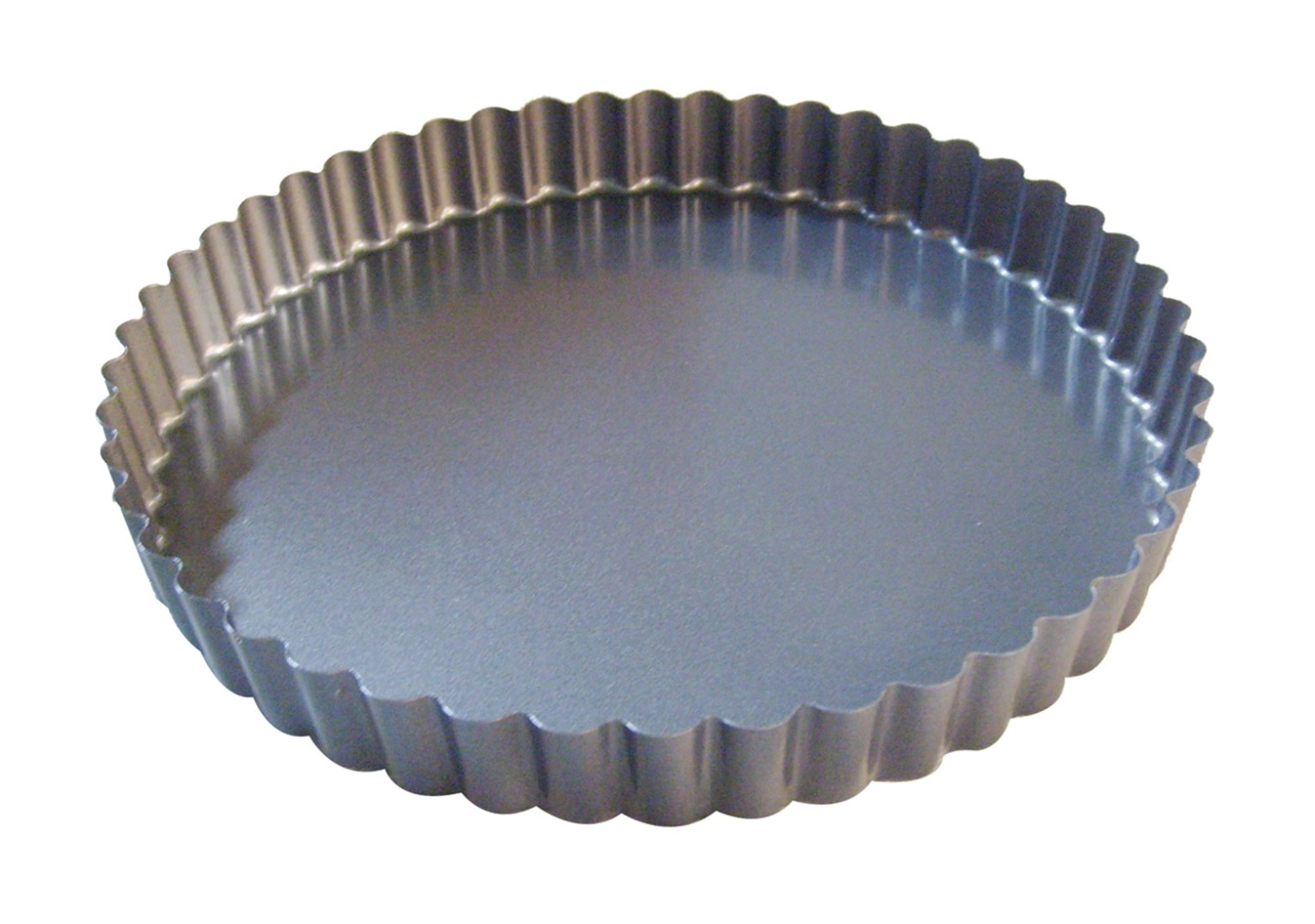 Tarte cannelee droite fond fixe ø32