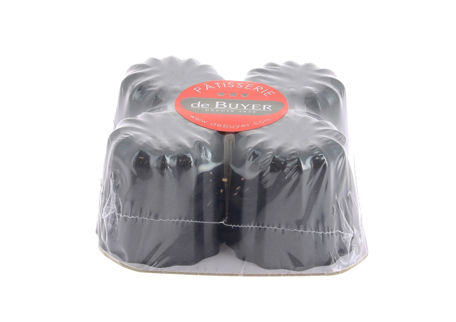 Set de 4 moules à gâteaux cannelés