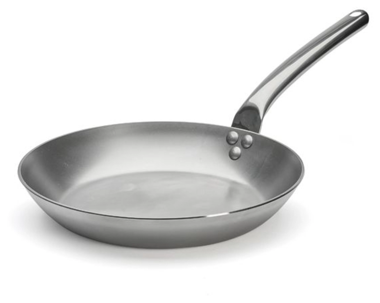 Carbone plus poêle à frire, poignée en acier inoxydable