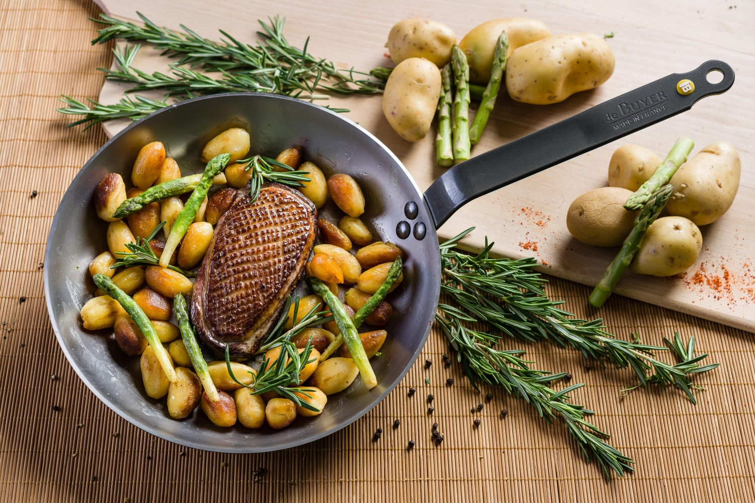 Mineral b element poêle en fer ø 20cm, induction