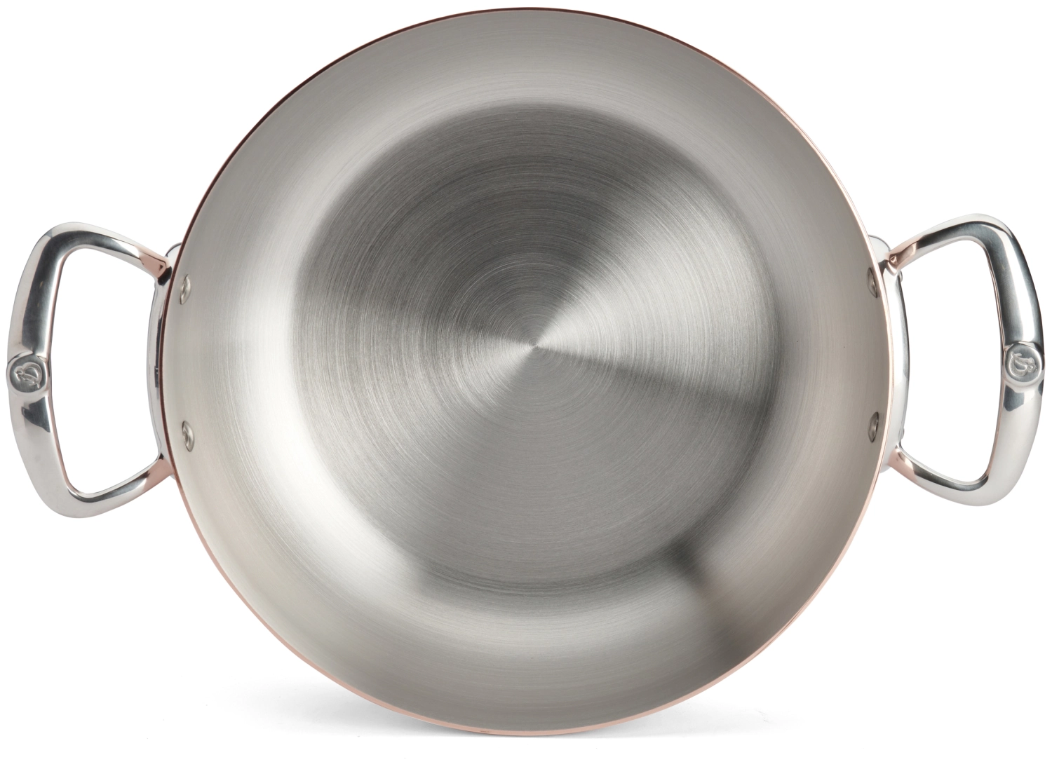 Prima matera cocotte conique en cuivre noble 28cm, couver.