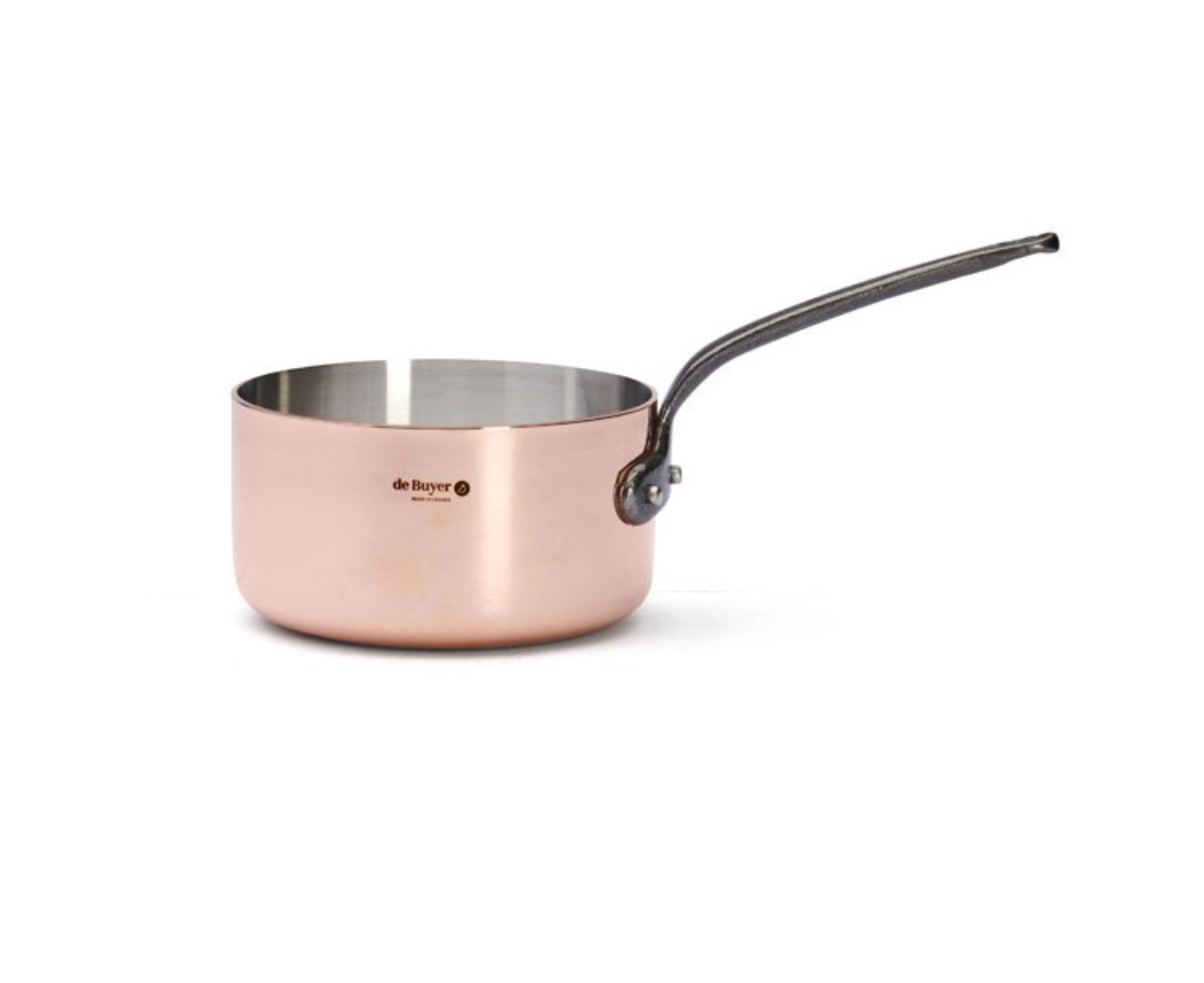 Casserole a. poignée en fonte