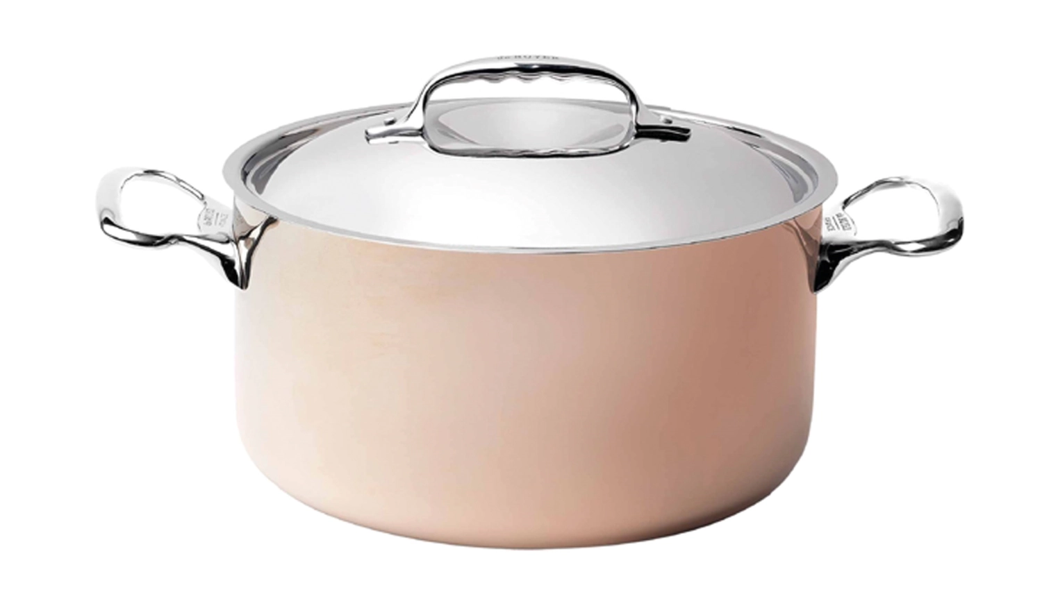 Faitout cuivre-inox a couv. ø 24cm-new