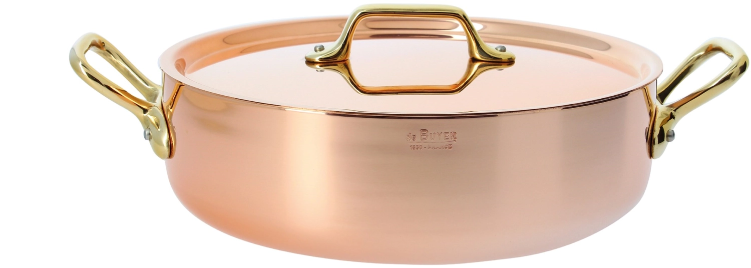 Inocuivre Bratentopf tief mit Deckel