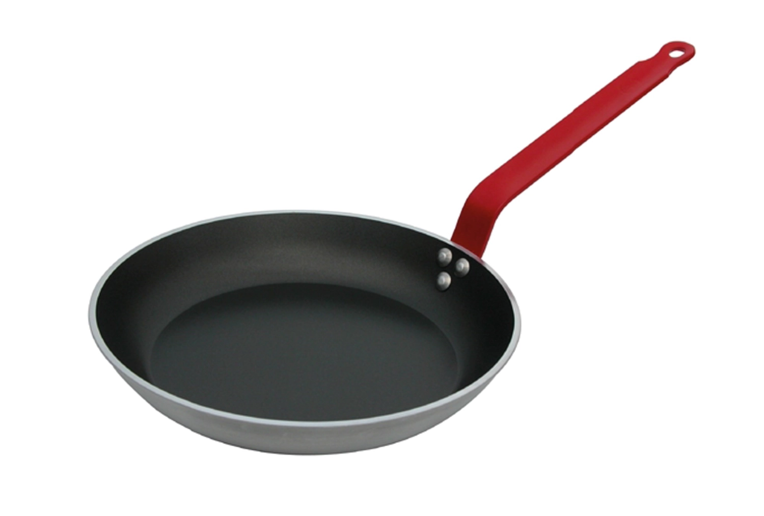 Poele ronde choc haccp queue rouge ø 20