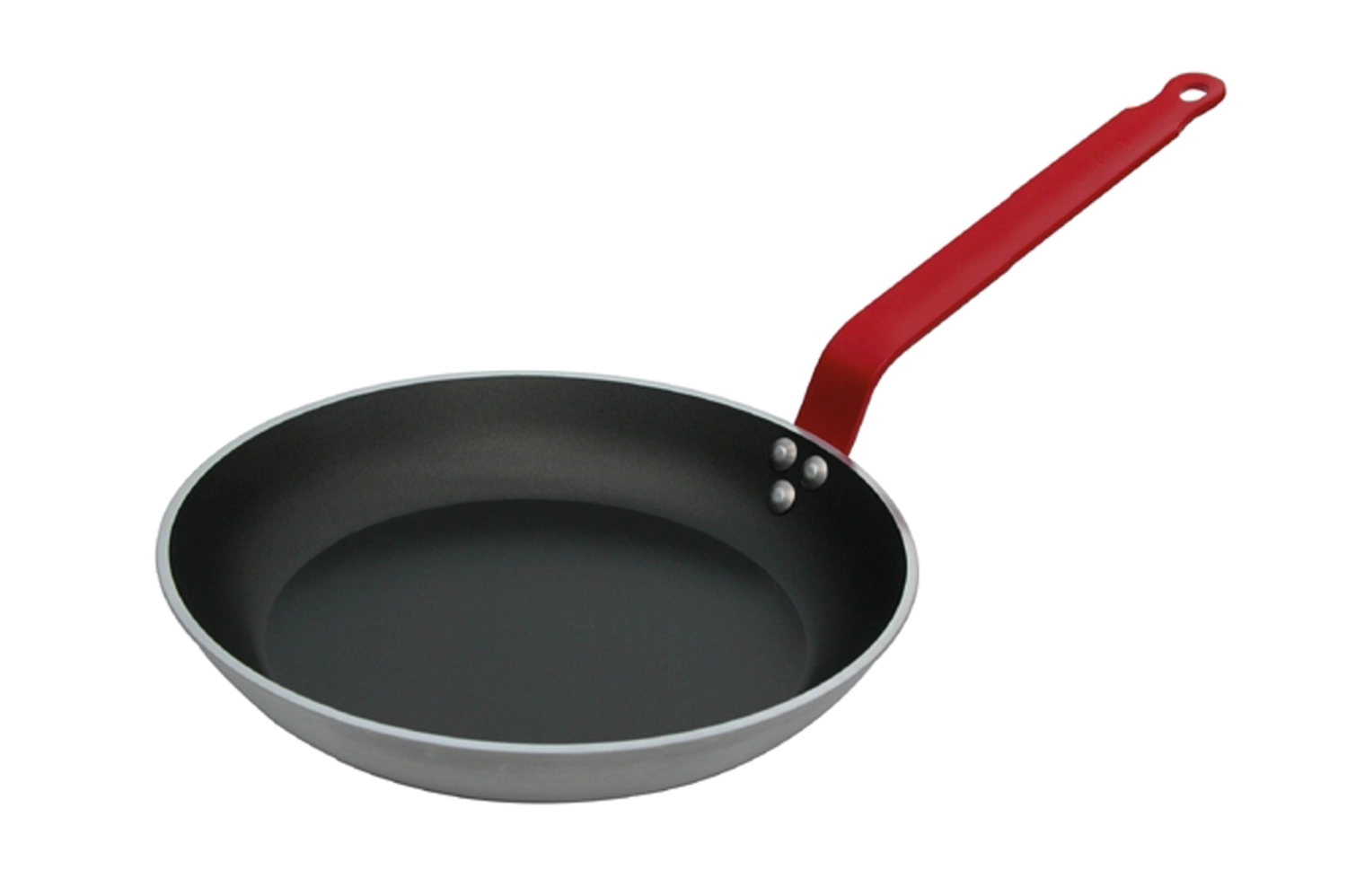 Poele ronde choc haccp queue rouge ø 28