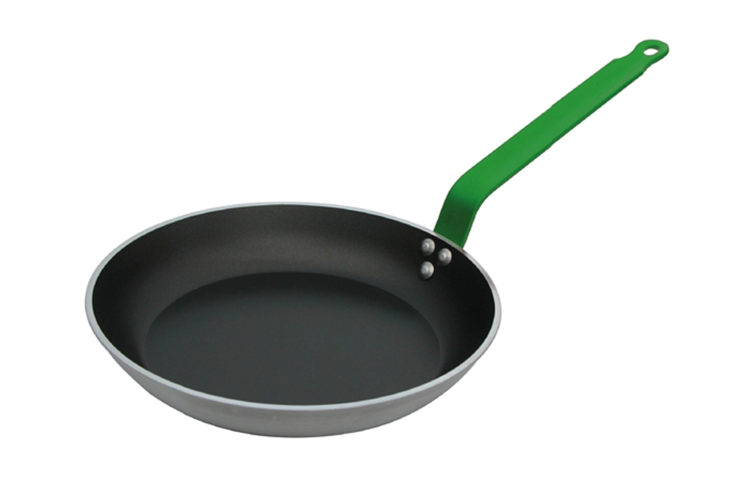 Poele ronde choc haccp queue verte ø 32