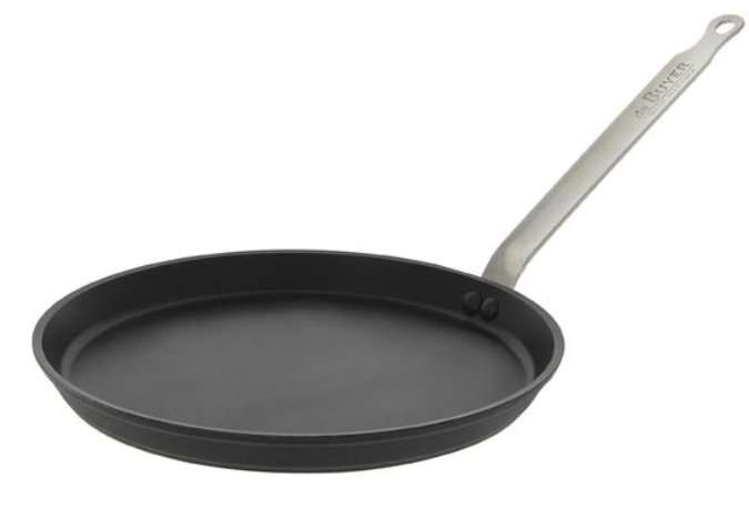Crepiere choc intense queue inox - induction -30cm