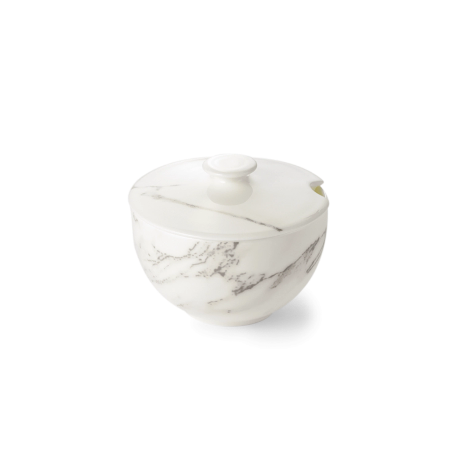 Carrara Zuckerdose rund