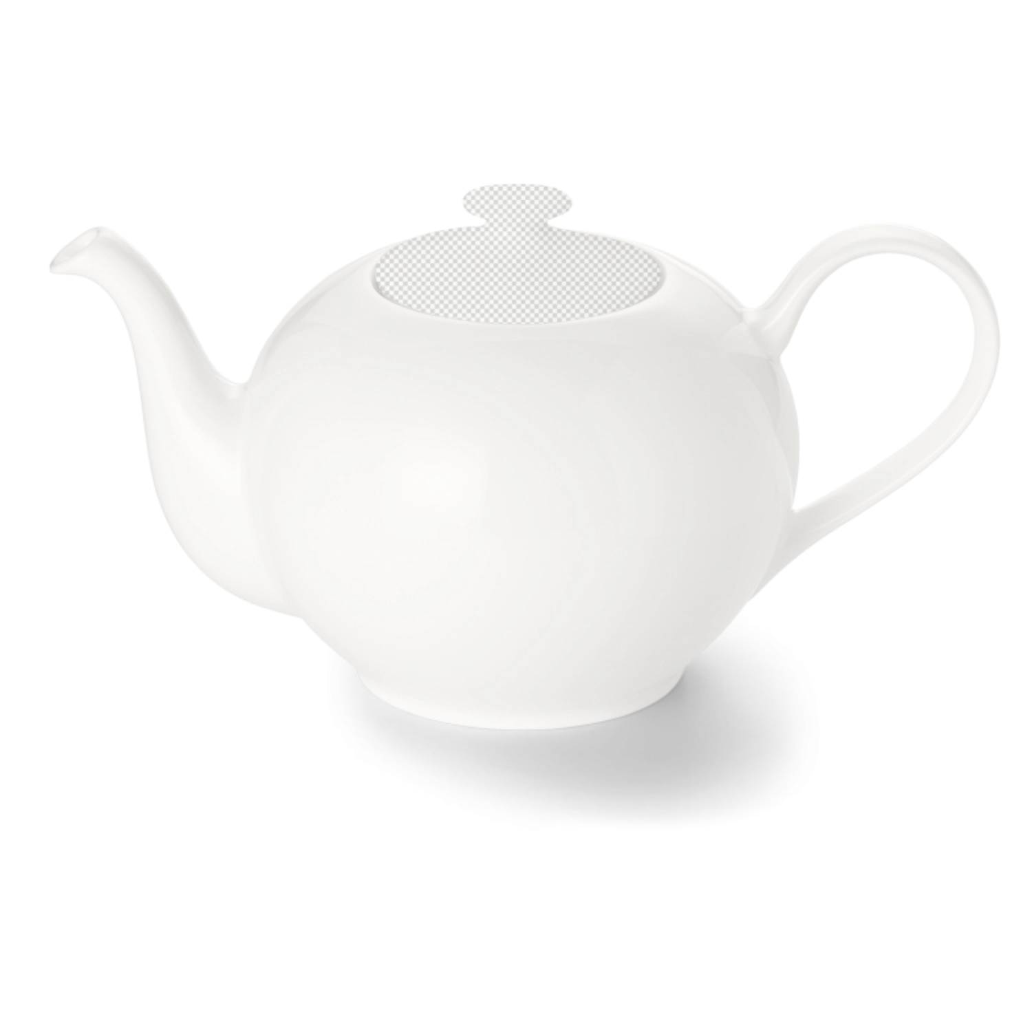 Classic théière partie inférieure 1,30 l blanc