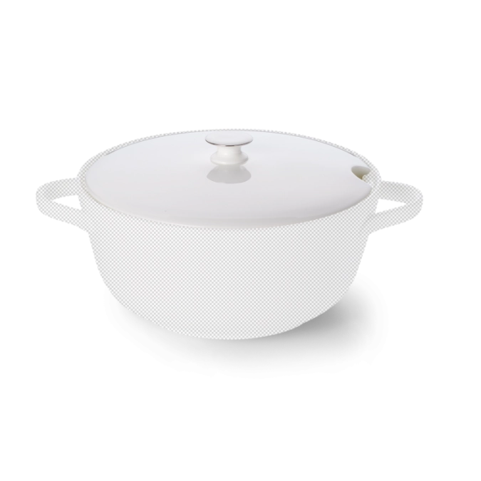 Platin Line Deckel terrine