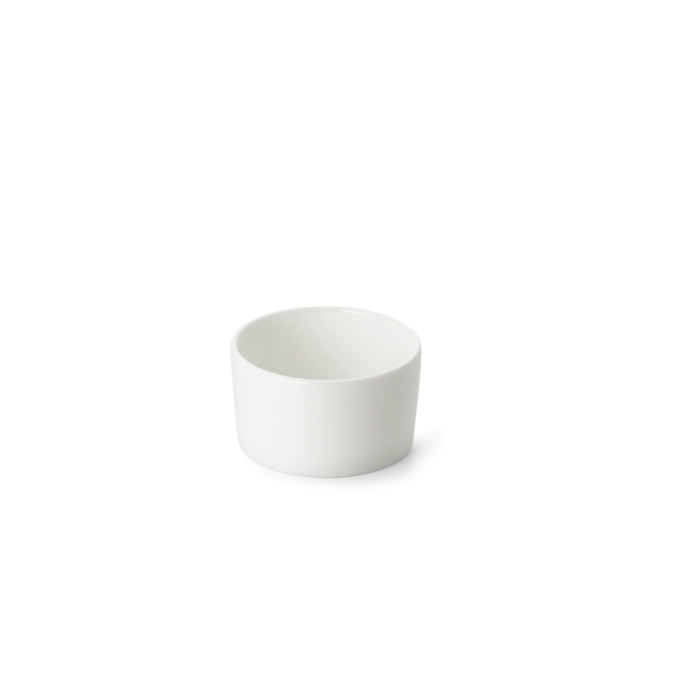 Cylindrique conique Bol 5 cm p. plateau blanc