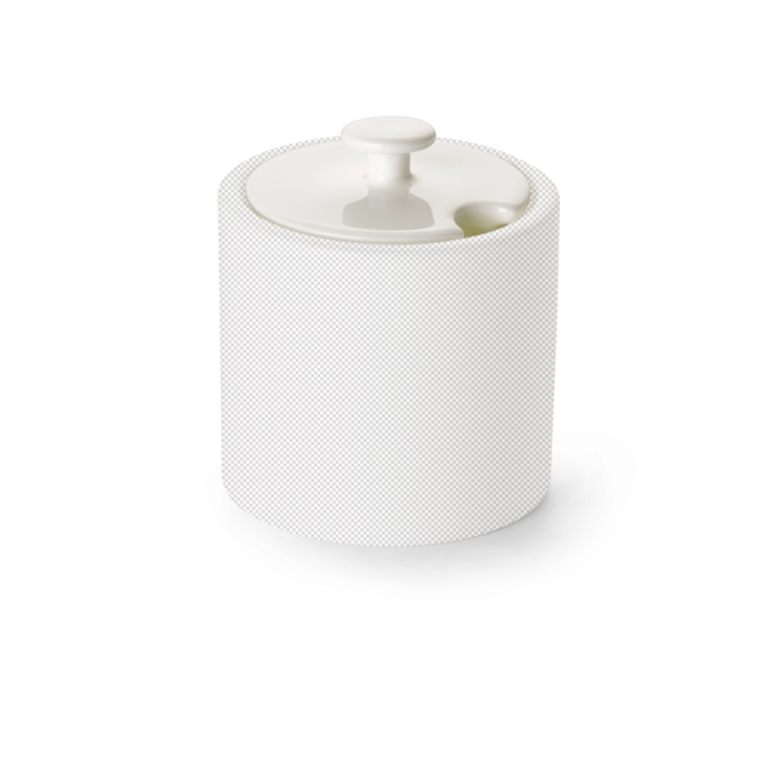 Cylindrique conique Couvercle sucrier cyl 0,25 l blanc
