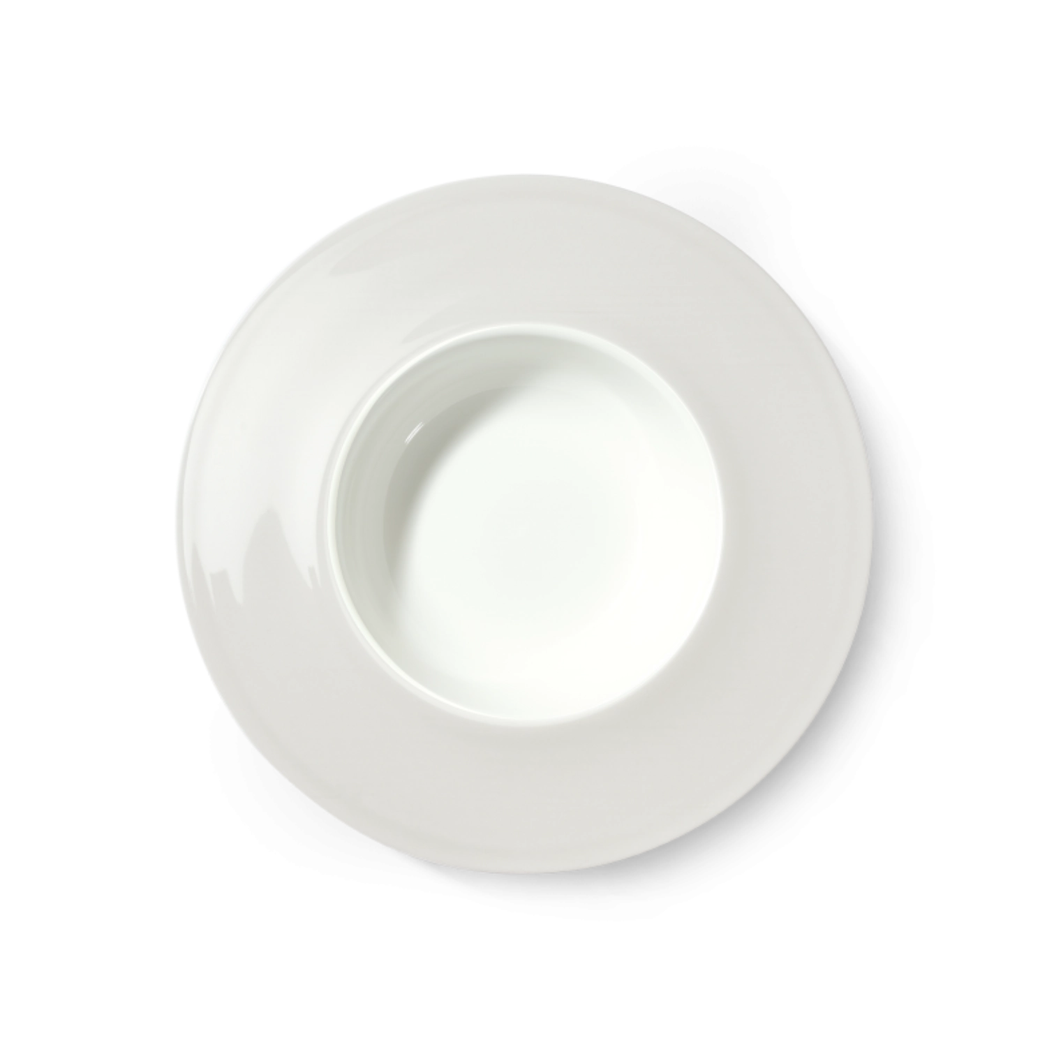 Pastell Assiette creuse bord large 26 cm gris clair