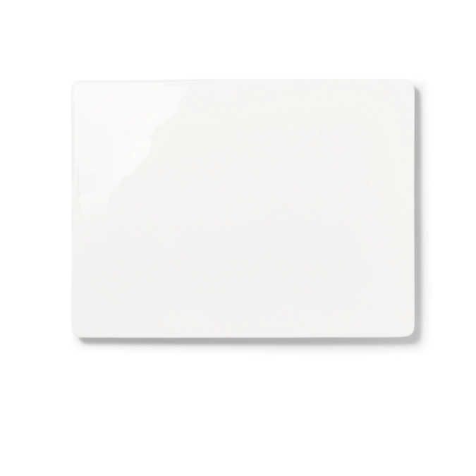 Plateau Pure 24x32 cm blanc