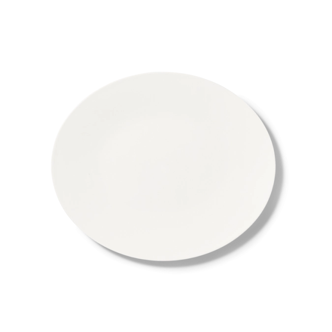 Pure plat / assiette ovale 28 cm blanc