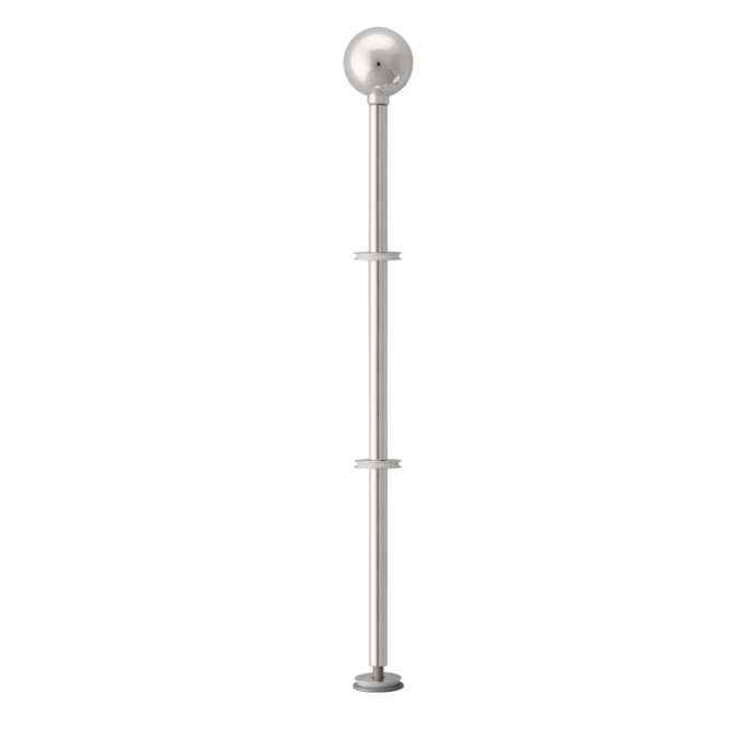 Pure Tige en acier inoxydable etagere 3pcs