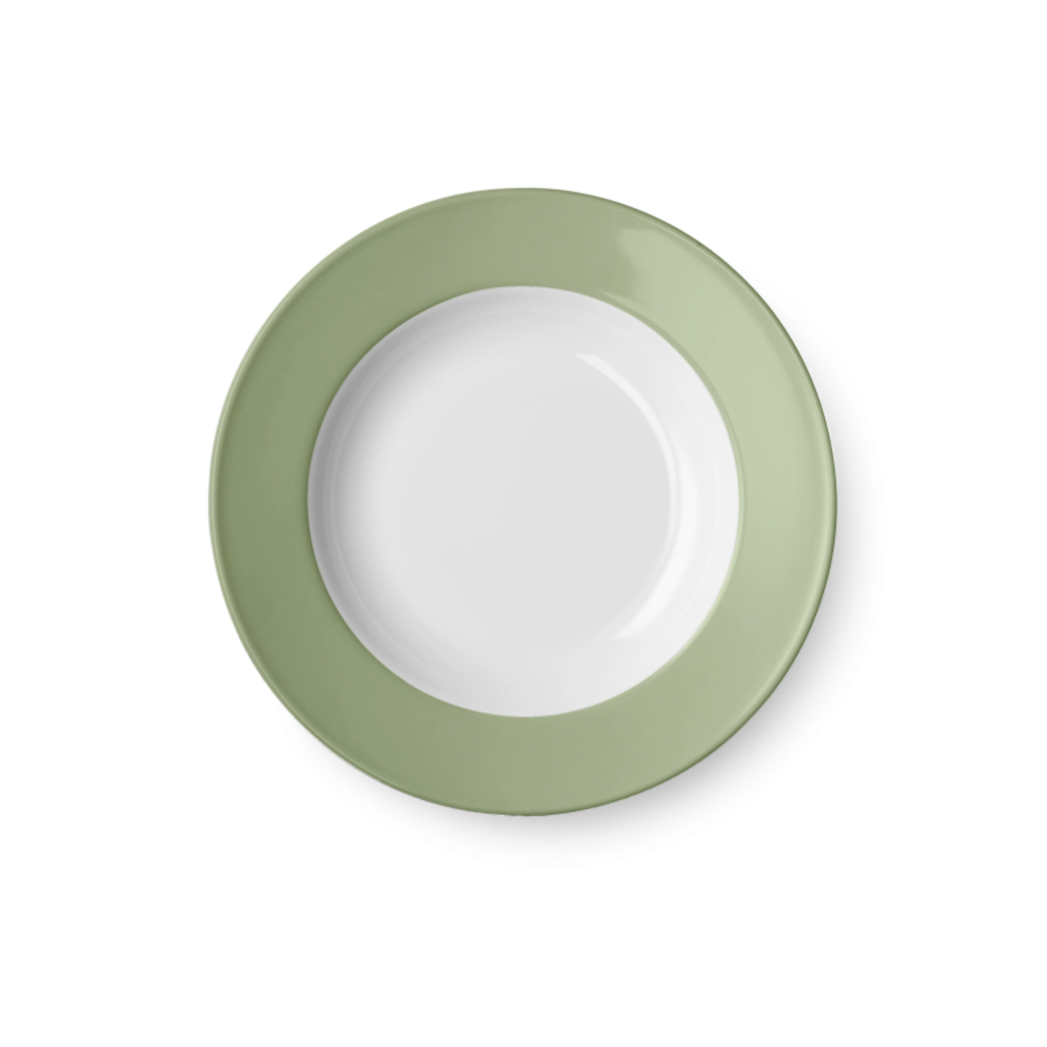 Solid Color Assiette creuse 23 cm drapeau kaki