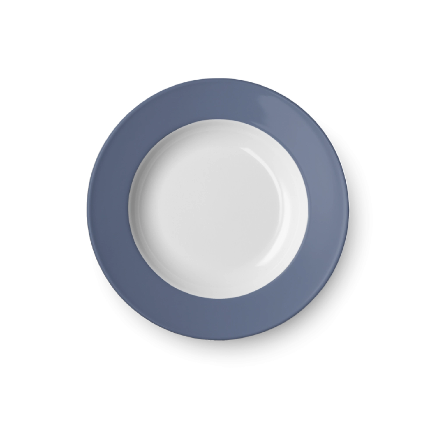 Solid Color Assiette creuse 23 cm drapeau indigo
