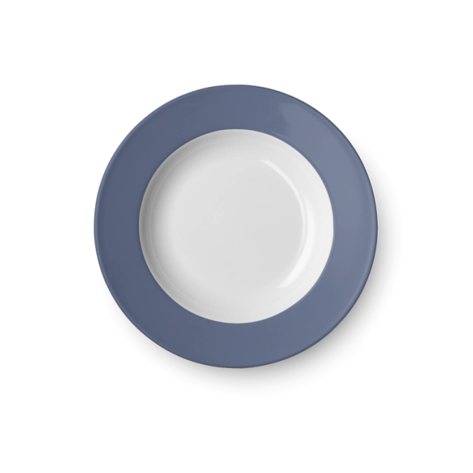 Solid Color Assiette creuse 23 cm drapeau indigo