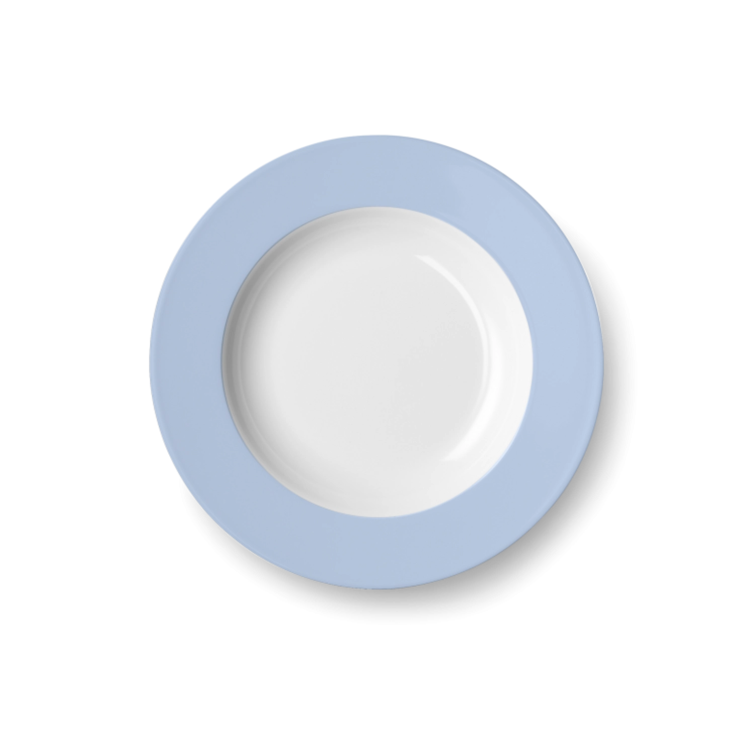 Solid Color Assiette creuse 23 cm drapeau bleu matin