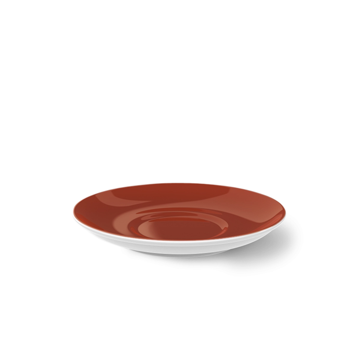 Solid Color Soucoupe à café paprika