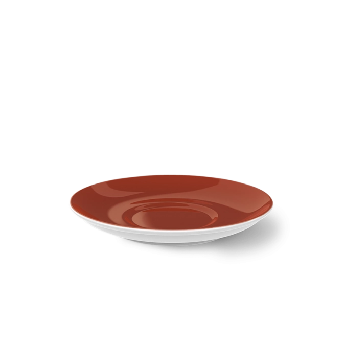 Solid Color Soucoupe à café paprika