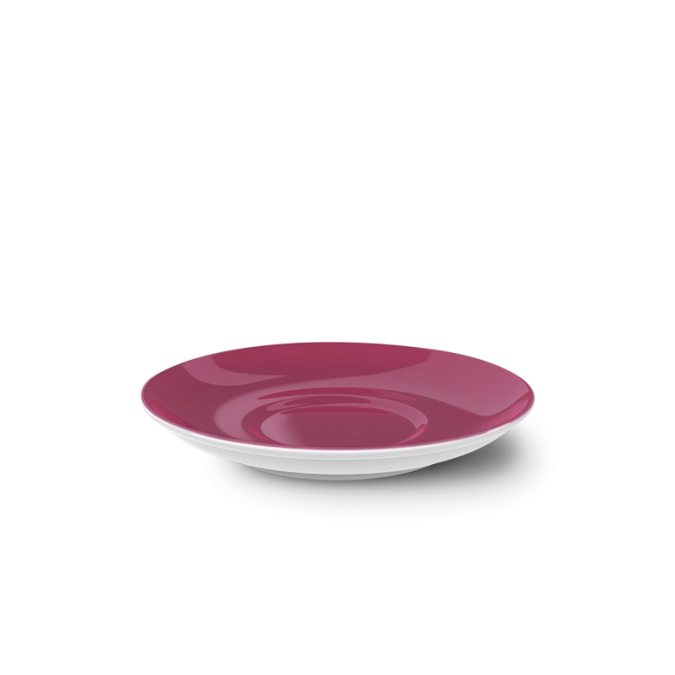 Solid Color Soucoupe à café framboise