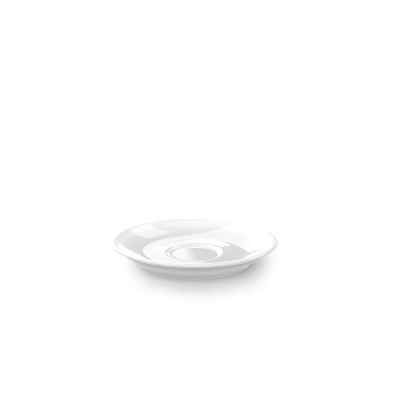 Solid Color Espresso soucoupe classico blanc