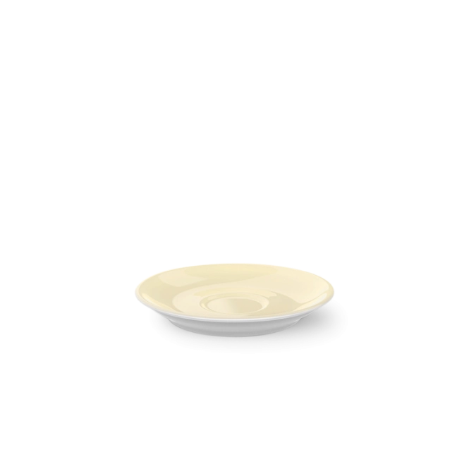 Solid Color Espresso Soucoupe classico vanille