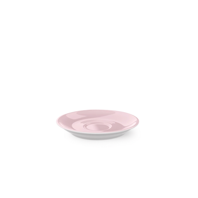 Solid Color Espresso Soucoupe classico rose pâle