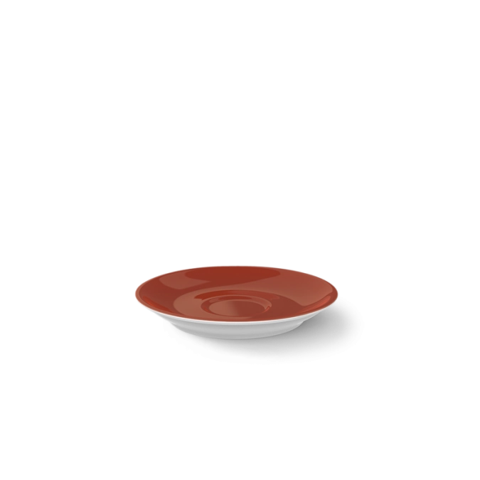 Solid Color Espresso Soucoupe classico paprika