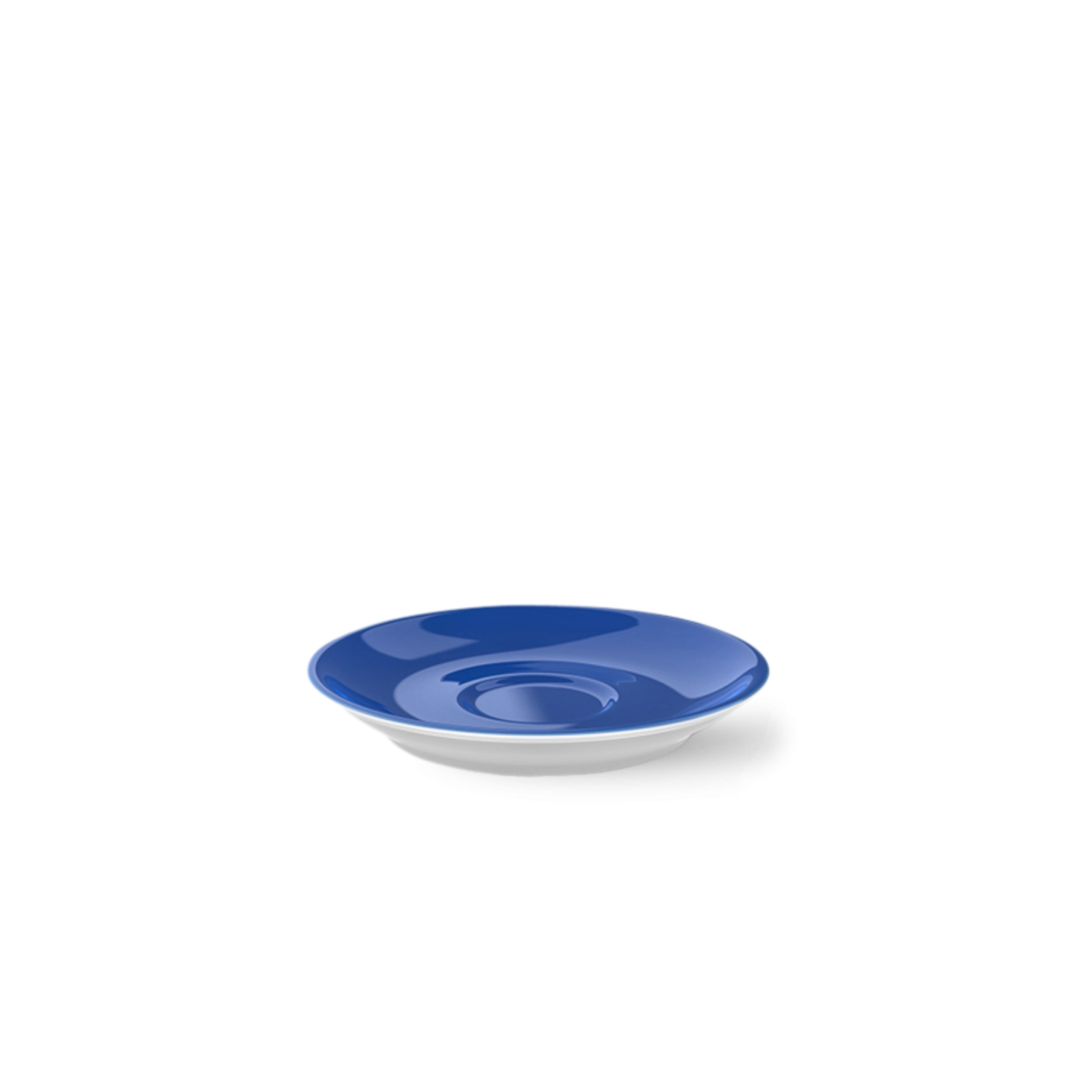 Solid Color Espresso soucoupe classico bleuet