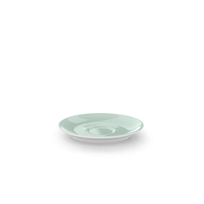 Solid Color Espresso Soucoupe classico menthe